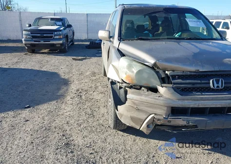 2004 Honda Pilot Ex из США, поврежденный, VIN 2HKYF18474H563294